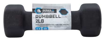 Series-8 Fitness™ 2lb Dumbbell Weight Black
