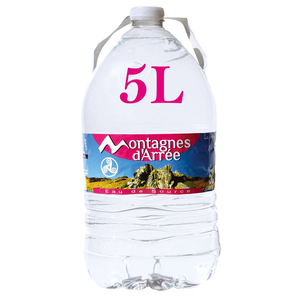 Montagnes d'Arrée - Eau de source (5L)
