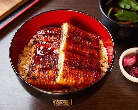 うな丼ダブルセット Grilled Eel Rice Bowl Double Set
