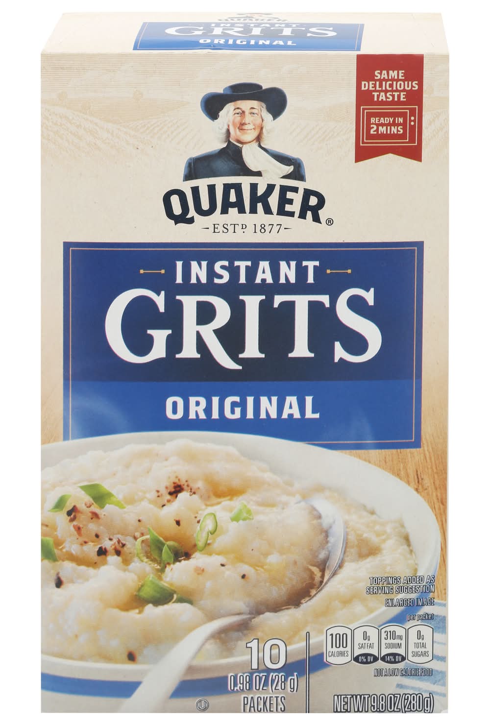 Quaker Instant Grits, Original (10 x 0.98 oz)