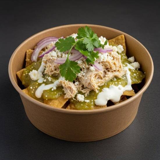 Chilaquiles Verdes con Pollo