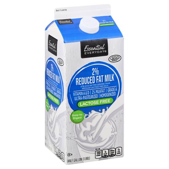 Essential Everyday 2% Reduced Fat Lactose Free Milk (1.89 L)