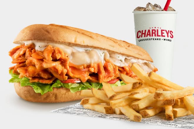 CHICKEN OR VEGGIE COMBO