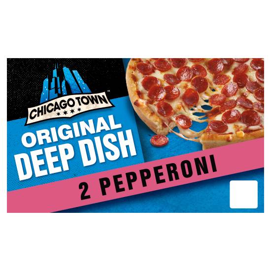 Chicago Town Fully Loaded Deep Dish Pepperoni Pizzas (2 ct)