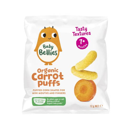 Little Bellies Baby Puffs Carrot 12 gram