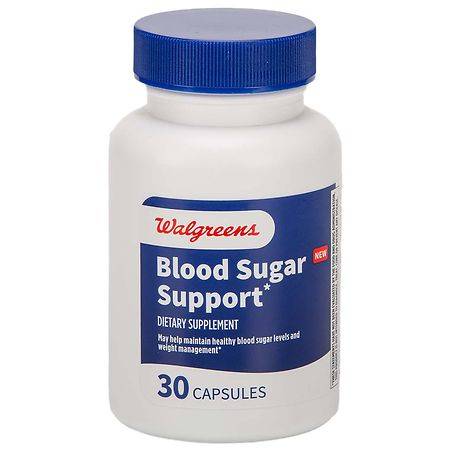 Walgreens Blood Sugar Support Capsules - 30.0 ea