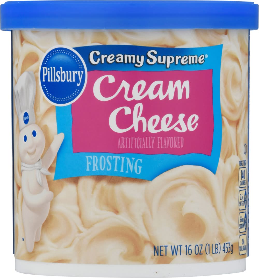 Pillsbury Creamy Supreme Frosting, Cream Cheese (16 oz)