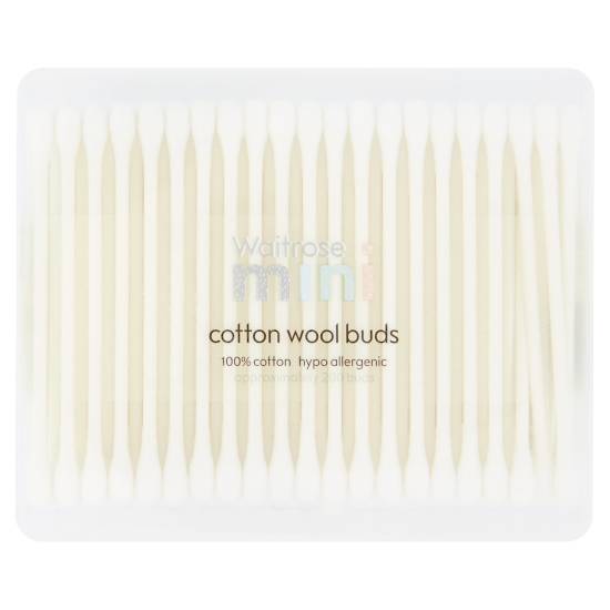 Waitrose & Partners Mini Cotton Wool Buds