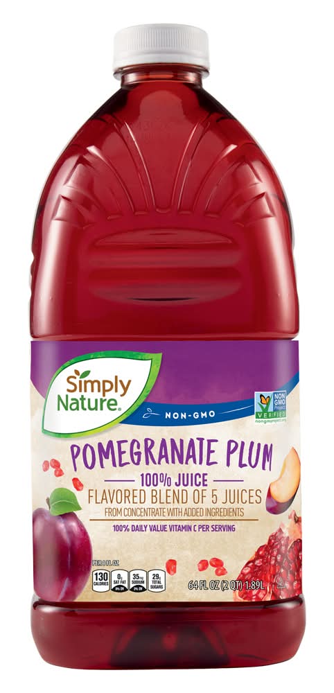 Simply Nature 100% Juice, Pomegranate Plum (64 fl oz)