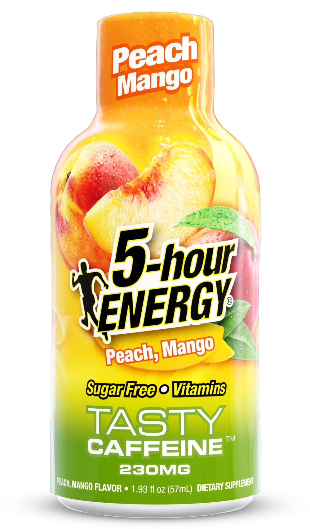 5-Hour Energy Extra Strength Sugar Free Supplement, Peach Mango (1.93 fl oz)
