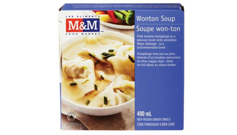 M&M Soupe won-ton Pk24 400ml/ M&M won-ton soup 24pk 400ml