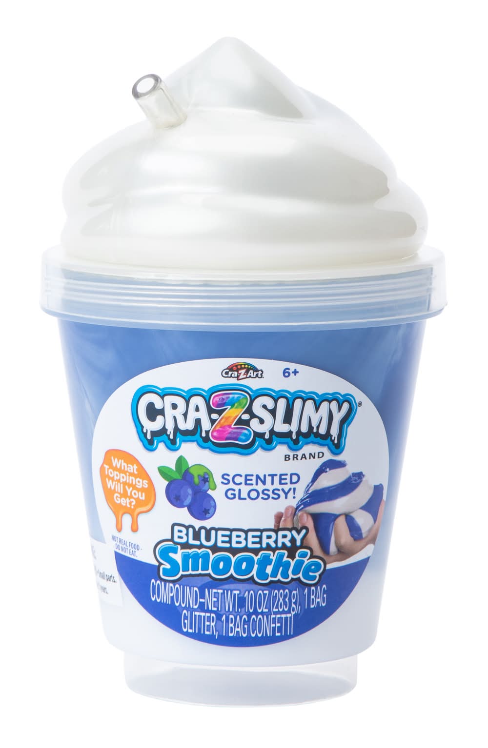 Cra-Z-Slimy® Smoothie Slime 4oz Blueberry