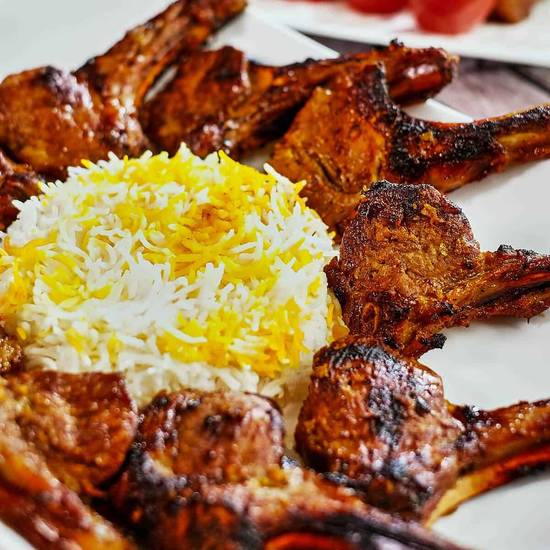 Lamb Chop Rice Platter