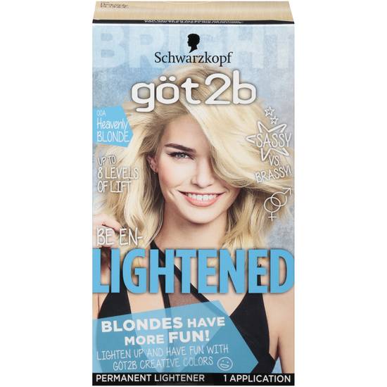 Got2b Be En-Lightened Permanent Hair Color Lift 00A Heavenly Blonde (1 ct)