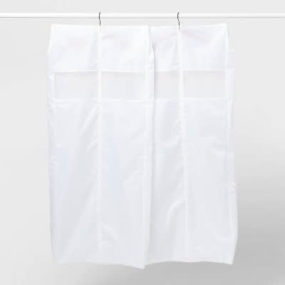 Brightroom Lightweight Folded Garment Bag, 60 in, Off White (2 ct)