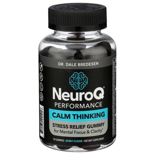 Lifeseasons Neuroq Performance Calm Thinking Stress Relief Gummies (berry) (90 ct)