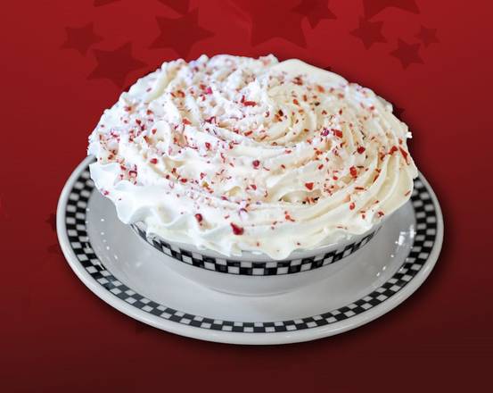 Candy Cane Chocolate Cream Pie