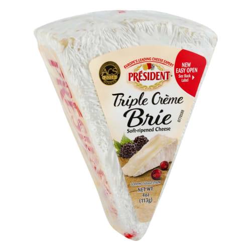 Président Triple Creme Brie Cheese (4 oz)