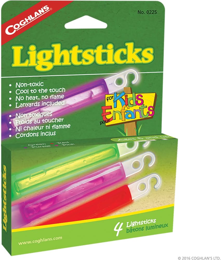 Coghlan's Lightsticks for Kids - 4 pk