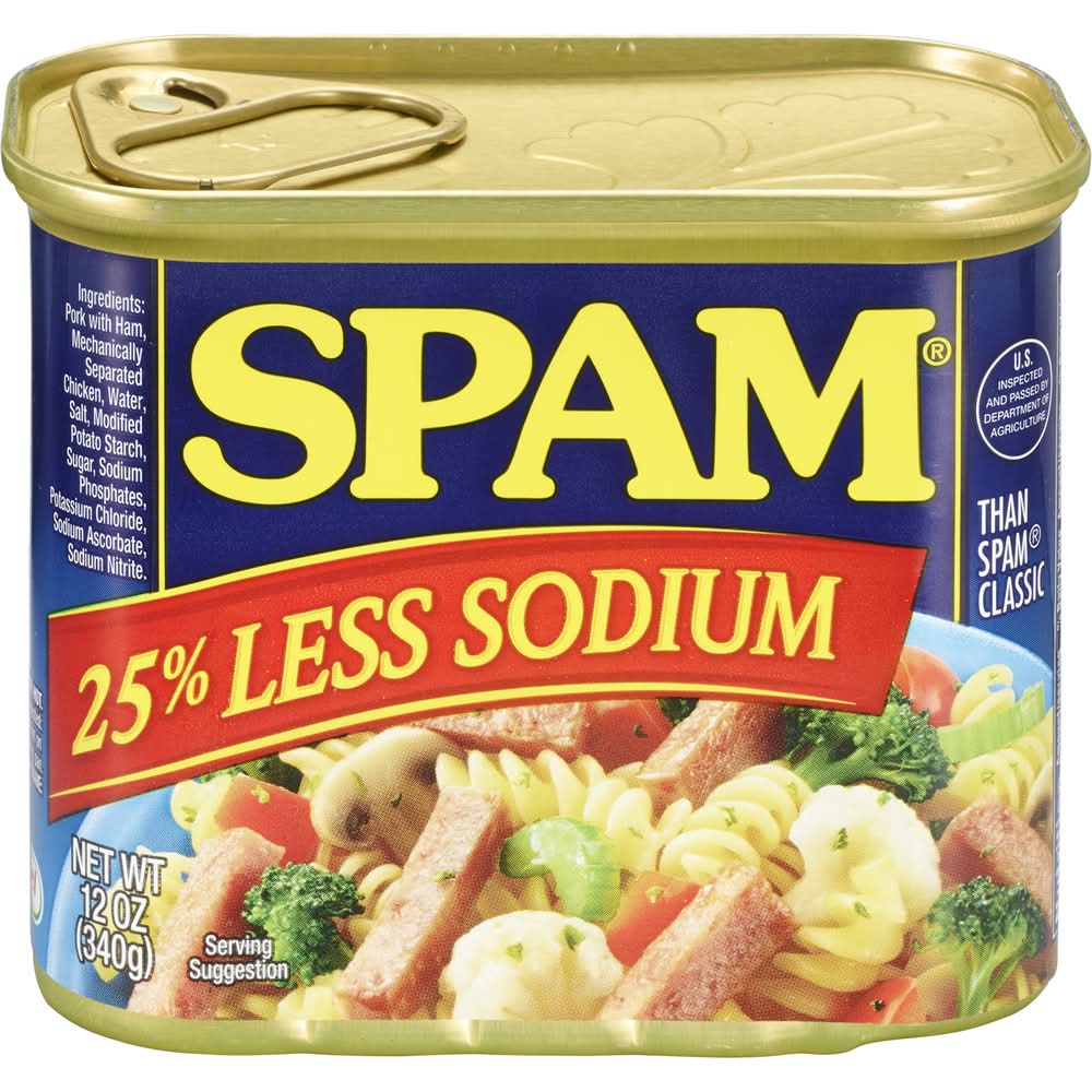 Spam 25% Less Sodium Classic Meatloaf (12 oz)
