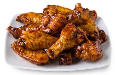 Signature Cafe Chicken Wings Teriyaki Glazed Hot - 1 Lb (Available After 10Am)