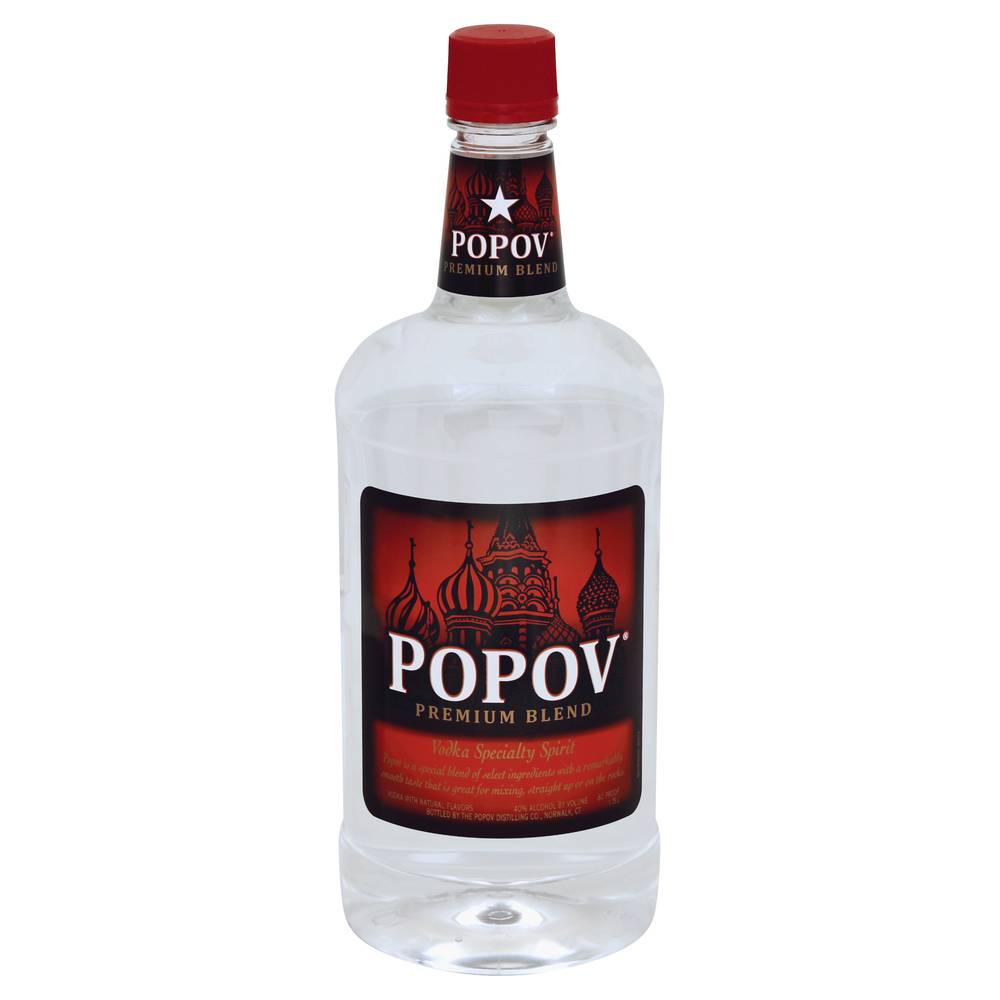 Popov Premium Blend Vodka (1.75 L)