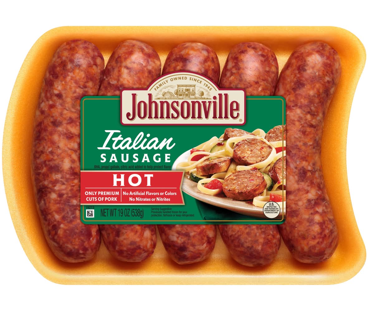 Johnsonville Hot Italian Pork Sausage (19 oz)