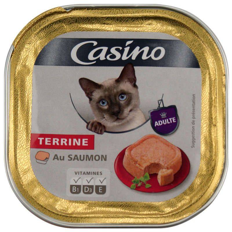 Casino - Animaplus barquette pour chat terrine au saumon (100g)