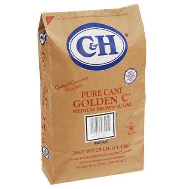 C&H- Light Brown Sugar - 25 lb Bag (1 Unit per Case)