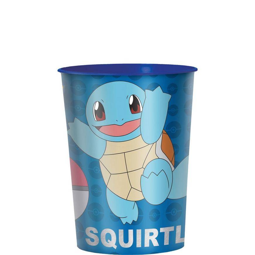 Metallic Squirtle Favor Cup, 16oz - Pokemon