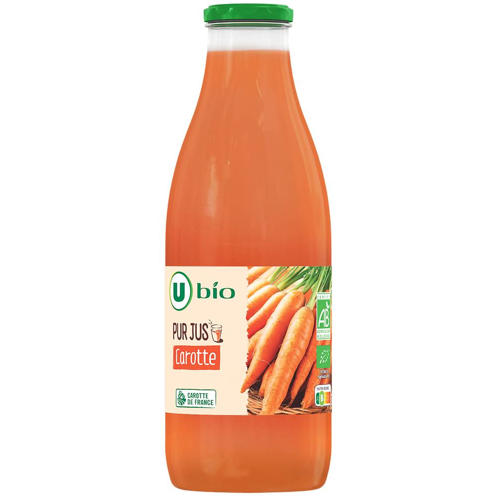 U - Bio jus de carottes (750 ml)