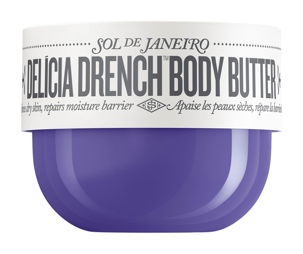 Sol De Janeiro Delícia Drench™ Deeply Moisturizing Body Butter for Dry Skin 8.1 oz / 240 mL