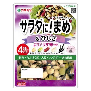 カネハツ サラダに！まめ＆ひじき 125g4901482141563