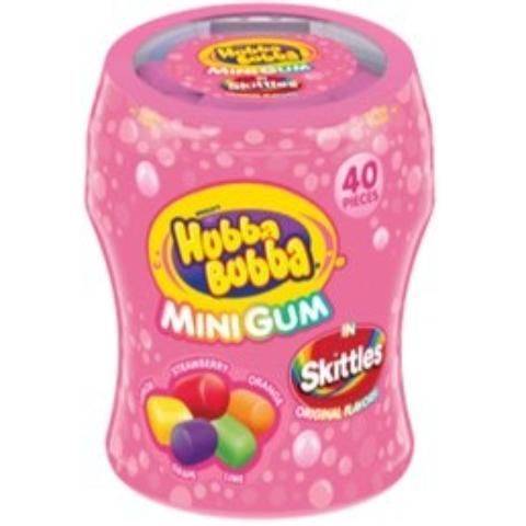 Hubba Bubba Mini Gum Skittles 40 Count