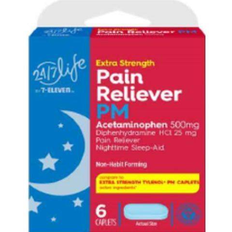 24/7 Life Acetaminophen PM 6 Count