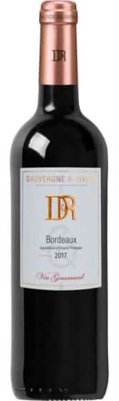 Dauvergne Ranvier - Vin rouge gourmand bordeaux, 2017 (750ml)