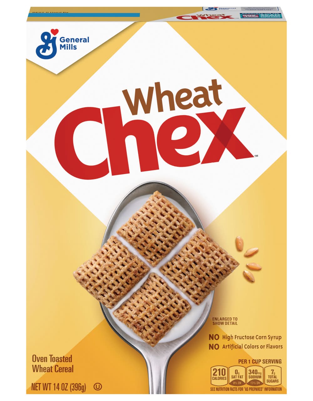 Chex Whole Grain Oven Toasted Wheat Cereal (14 oz)