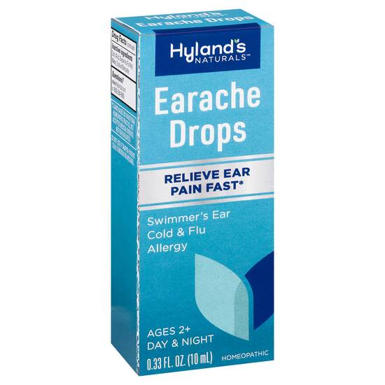 Hyland's Naturals Earache Drops Relieve Ear Pain Fast Ages 2+