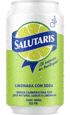 Salutaris Gaseosa Limonada Lata 355 ml