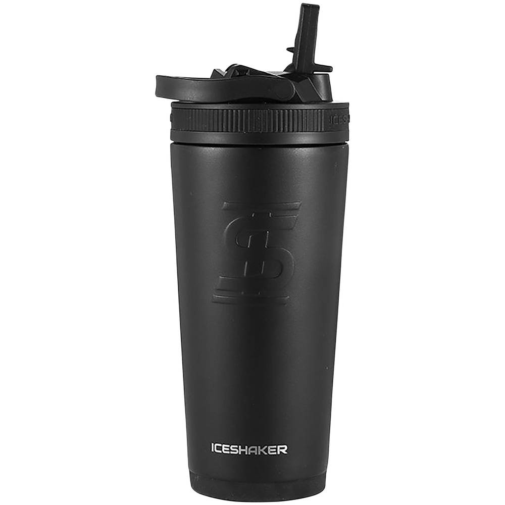 Ice Shaker Stainless Steel Protein Shaker (black)