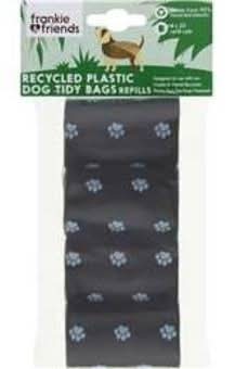 Frankie & Friends Recycled Plastic Dog Tidy Bags Refills 4 X 20 Pack