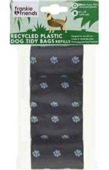 Frankie & Friends Recycled Plastic Dog Tidy Bags Refills 4 X 20 Pack