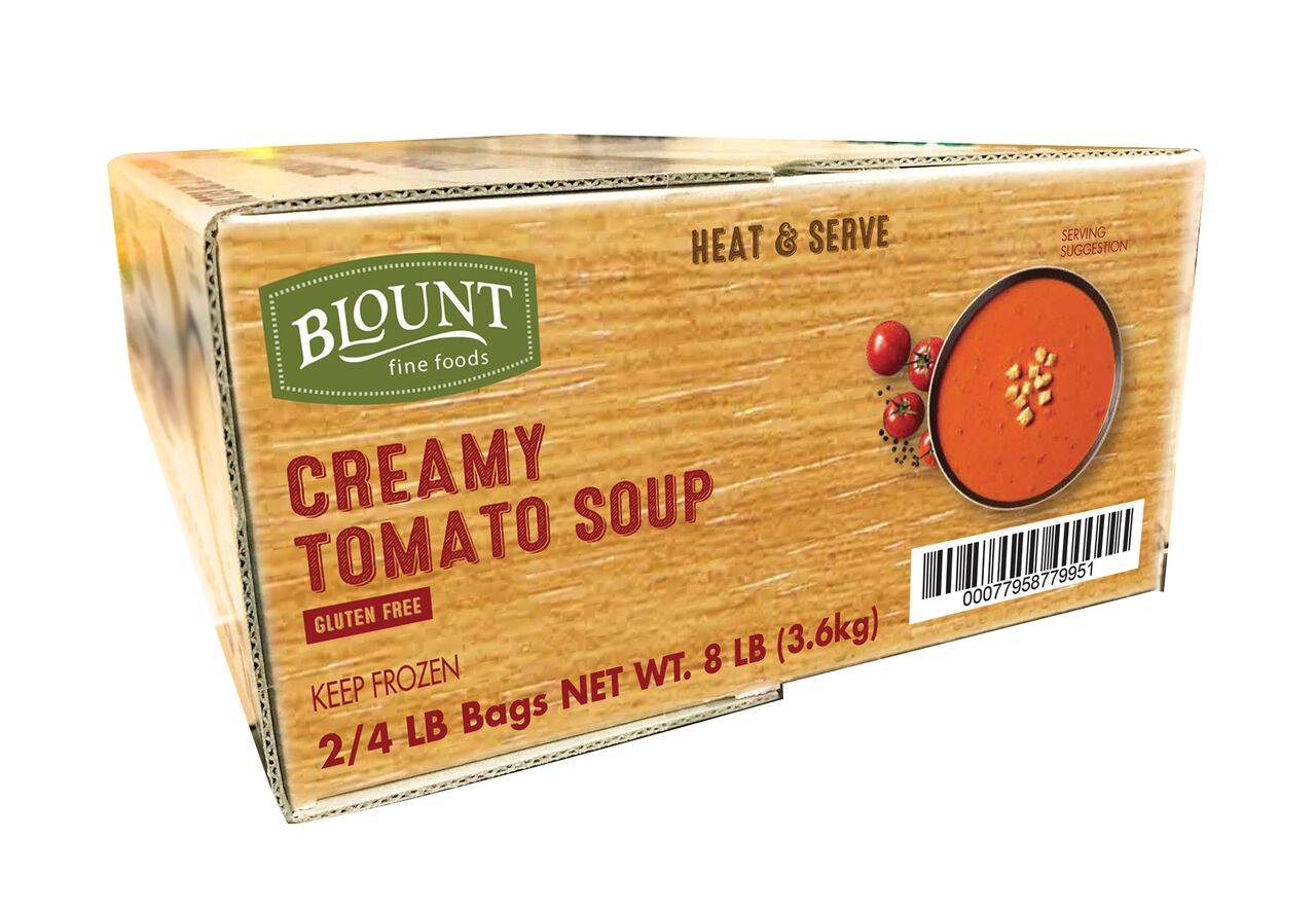 Frozen Blount - Creamy Tomato Soup - 2/4 lbs (1X2|1 Unit per Case)