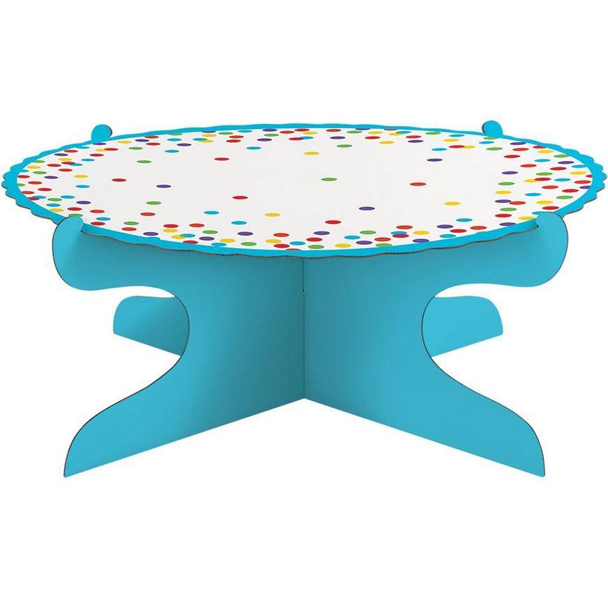 Rainbow Dots Cake Stand