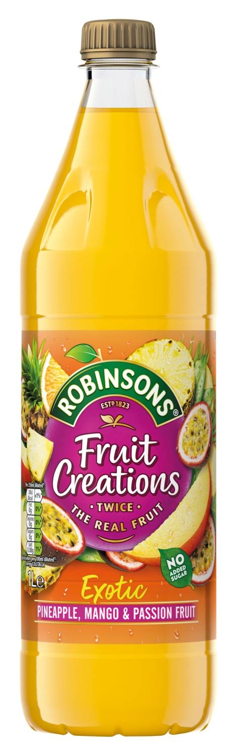 Robinsons Fruit Creations Pineapple Mango & Passion Fruit 1L