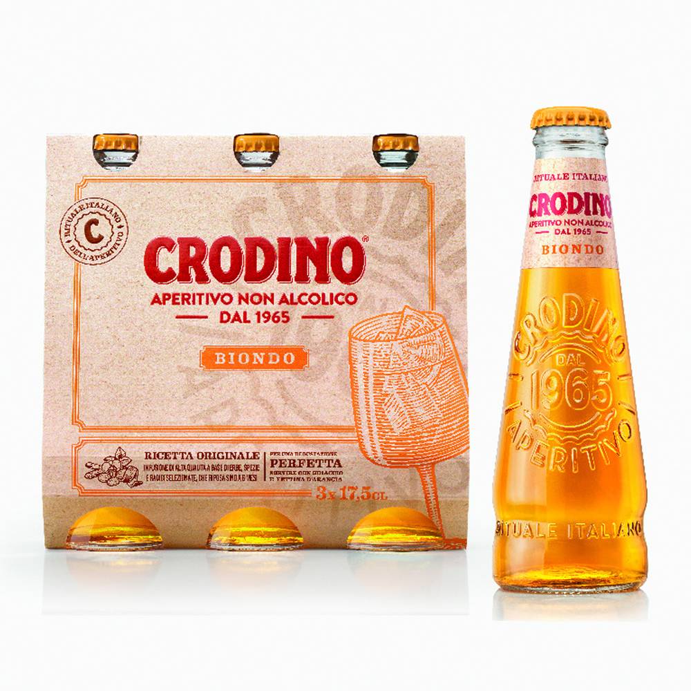 Crodino - Apéritif sans alcool (3 x 175ml)