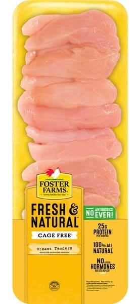 Foster Farms, Fresh And Natural Chicken Breast Tenders Value Pack