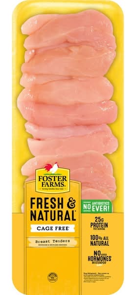 Foster Farms, Fresh And Natural Chicken Breast Tenders Value Pack