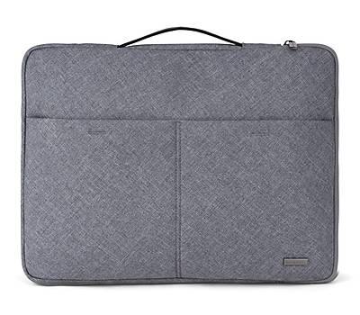 Bondstreet Polyester Water Resistant Laptop Bag, Grey (SLV2551BS-GREY)