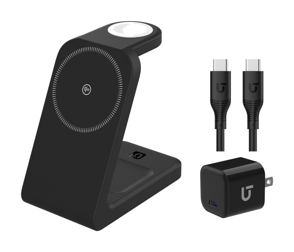Utilitech Type C USB-A Wireless Charger 1-Port Smart Compatible